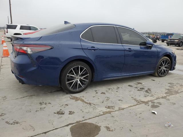 4T1G11AK4PU131321 - 2023 TOYOTA CAMRY SE NIGHT SHADE BLUE photo 3