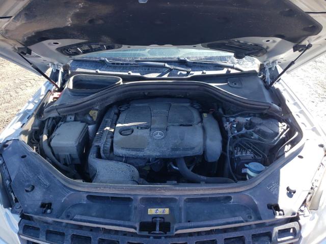 4JGDA5HB1CA038574 - 2012 MERCEDES-BENZ ML 350 4MATIC SILVER photo 12