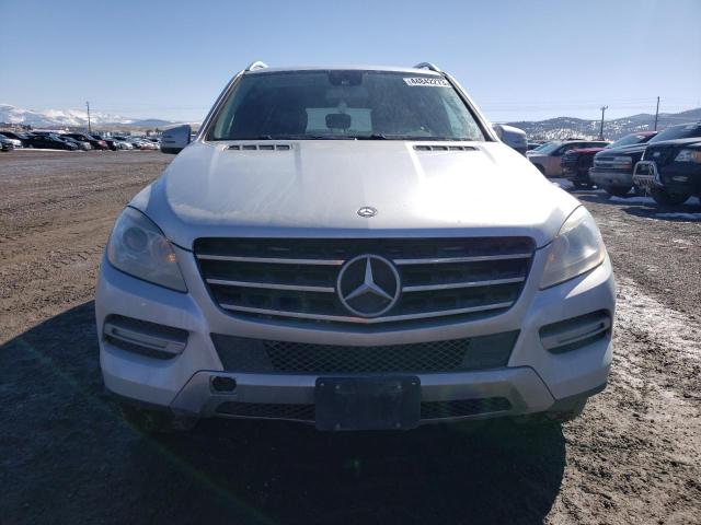 4JGDA5HB1CA038574 - 2012 MERCEDES-BENZ ML 350 4MATIC SILVER photo 5