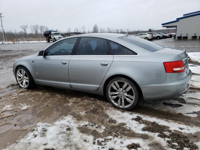 WAUGN74F57N148517 - 2007 AUDI S6 QUATTRO SILVER photo 2