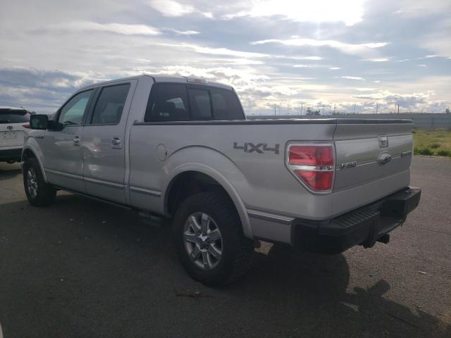 1FTPW14V09FB34994 - 2009 FORD F150 SUPERCREW SILVER photo 2