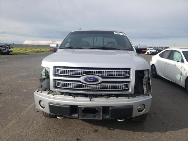 1FTPW14V09FB34994 - 2009 FORD F150 SUPERCREW SILVER photo 5