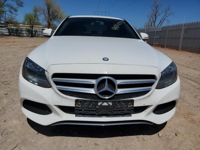 55SWF4JB2FU067367 - 2015 MERCEDES-BENZ C 300 WHITE photo 5