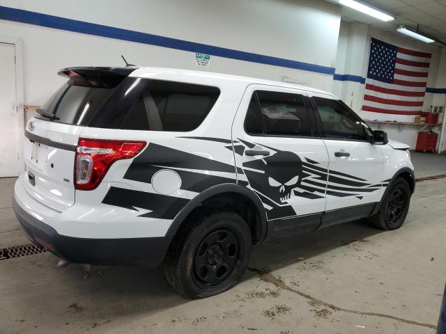 1FM5K8AR5FGB03518 - 2015 FORD EXPLORER POLICE INTERCEPTOR WHITE photo 3