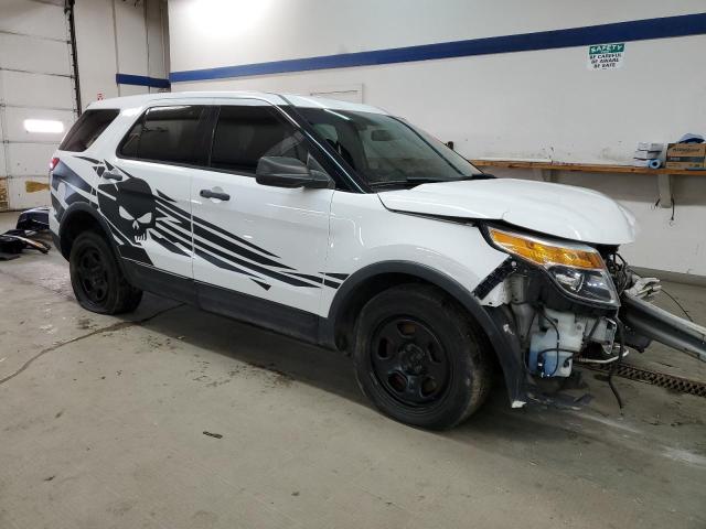 1FM5K8AR5FGB03518 - 2015 FORD EXPLORER POLICE INTERCEPTOR WHITE photo 4