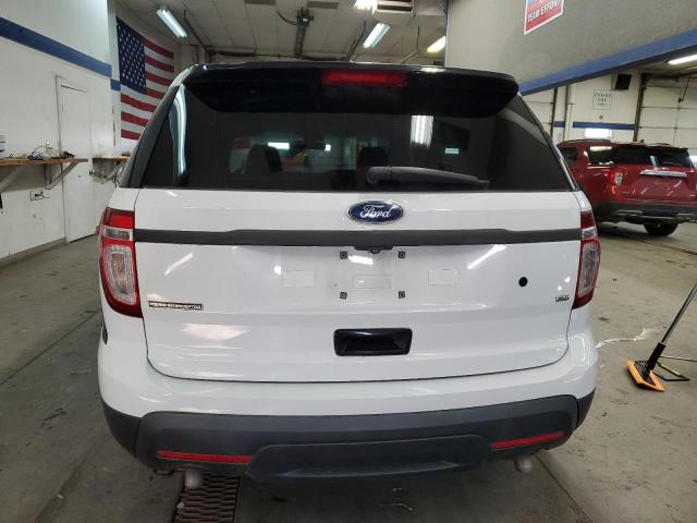 1FM5K8AR5FGB03518 - 2015 FORD EXPLORER POLICE INTERCEPTOR WHITE photo 6