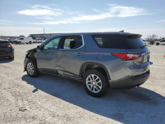 1GNERFKWXKJ223957 - 2019 CHEVROLET TRAVERSE LS GRAY photo 2