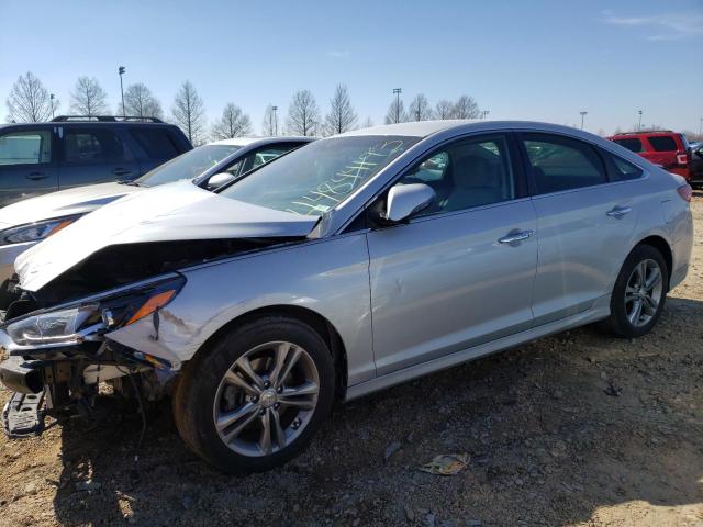 5NPE34AF2JH634101 - 2018 HYUNDAI SONATA SPORT SILVER photo 1