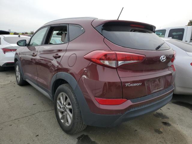 KM8J33A47HU330104 - 2017 HYUNDAI TUCSON LIMITED BURGUNDY photo 2