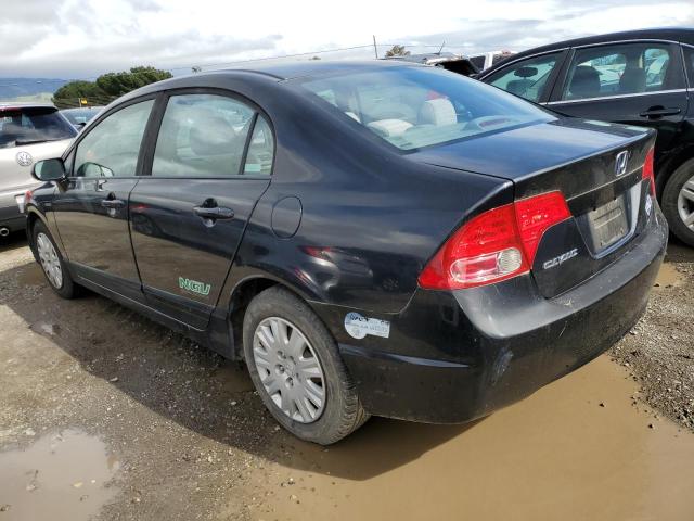 1HGFA46508L000920 - 2008 HONDA CIVIC GX BLACK photo 2