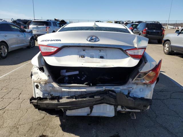 5NPEB4AC4EH872952 - 2014 HYUNDAI SONATA GLS WHITE photo 6