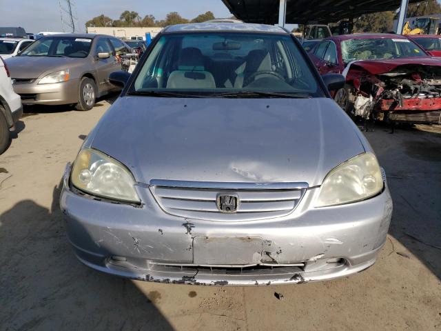 2HGES16662H561207 - 2002 HONDA CIVIC LX GRAY photo 5