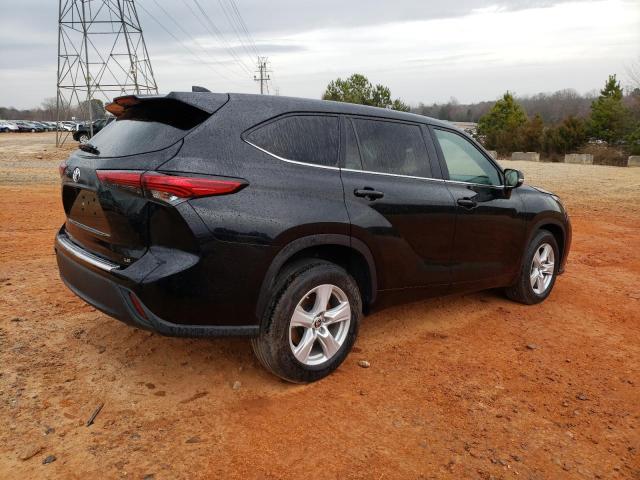 5TDKDRAH5PS017762 - 2023 TOYOTA HIGHLANDER L BLACK photo 3