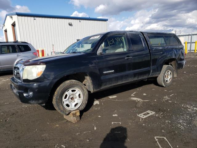 5TETX22N47Z417757 - 2007 TOYOTA TACOMA ACCESS CAB BLACK photo 1