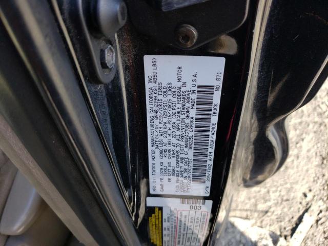 5TETX22N47Z417757 - 2007 TOYOTA TACOMA ACCESS CAB Қара фото 13