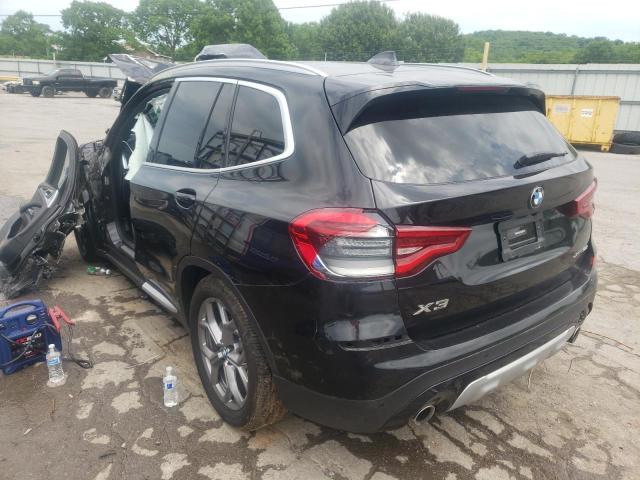 5UXTY5C04L9C51331 - 2020 BMW X3 XDRIVE30I BLACK photo 3