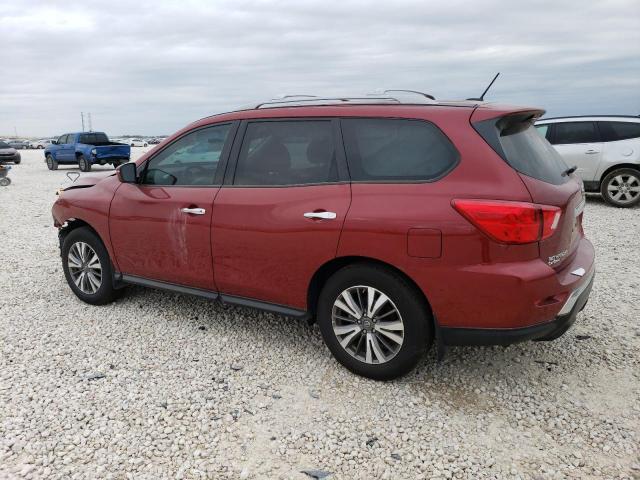 5N1DR2MN0HC908835 - 2017 NISSAN PATHFINDER S 勃艮第红 照片 2