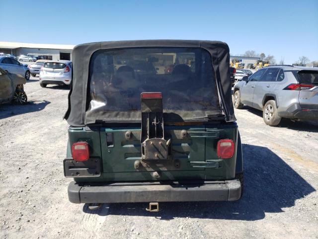 1J4FA59SXYP704552 - 2000 JEEP WRANGLER / SAHARA GREEN photo 6