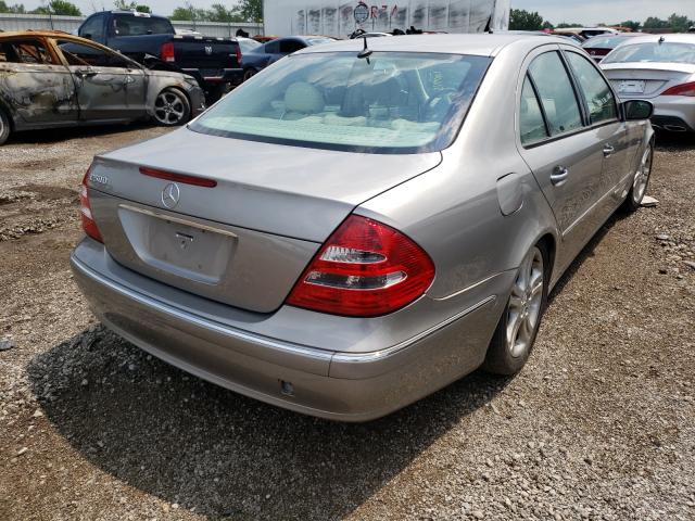 WDBUF70J84A493071 - 2004 MERCEDES-BENZ E 500 SILVER photo 4