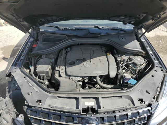 4JGDA5HBXCA066874 - 2012 MERCEDES-BENZ ML 350 4MATIC GRAY photo 12