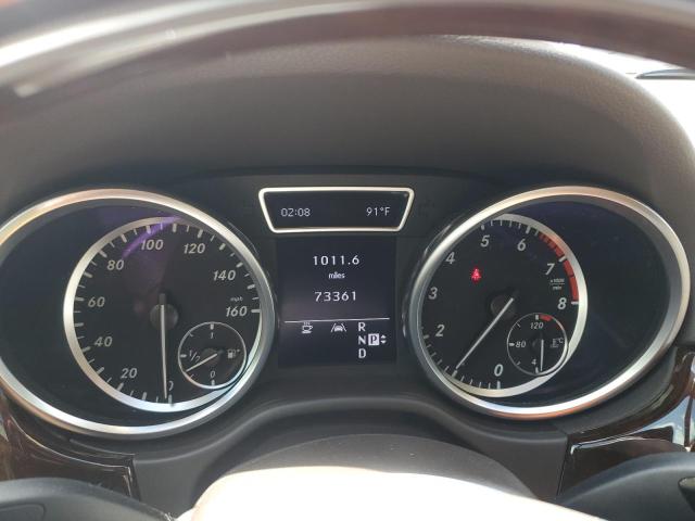 4JGDA5HBXCA066874 - 2012 MERCEDES-BENZ ML 350 4MATIC GRAY photo 9