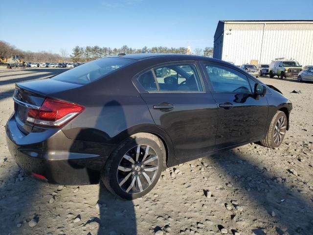 2HGFB2F91EH523523 - 2014 HONDA CIVIC EXL ყავისფერი ფოტო 3