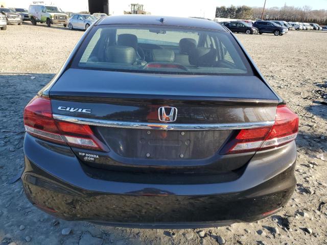 2HGFB2F91EH523523 - 2014 HONDA CIVIC EXL ყავისფერი ფოტო 6