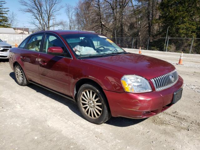 1MEFM43105G626378 - 2005 MERCURY MONTEGO PREMIER BURGUNDY photo 4