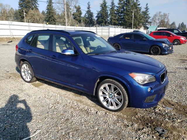 WBAVM5C53DVV89825 - 2013 BMW X1 XDRIVE35I BLUE photo 4