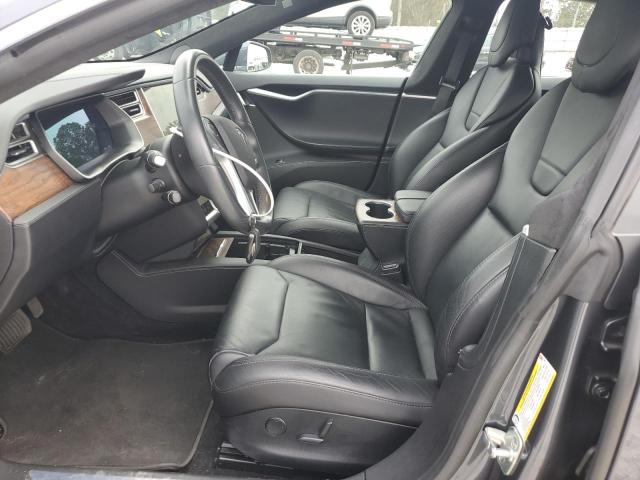 5YJSA1E11HF210911 - 2017 TESLA MODEL S GRAY photo 7