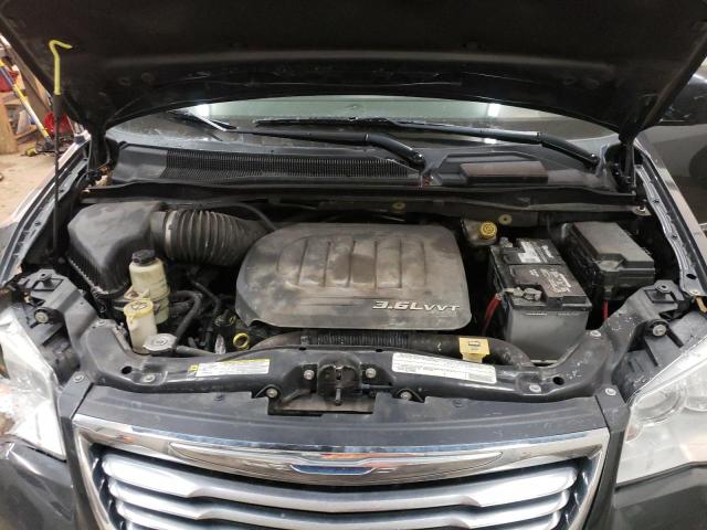 2A4RR8DG2BR617843 - 2011 CHRYSLER TOWN & COU TOURING L BLACK photo 12