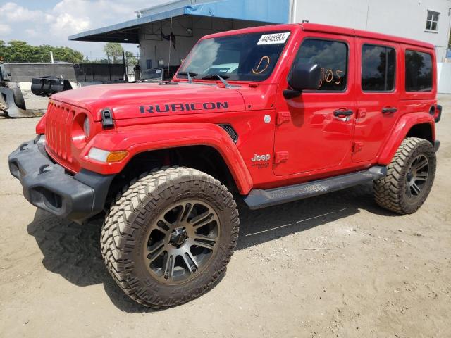 1C4HJXDG9JW173756 - 2018 JEEP WRANGLER U SPORT წითელი ფოტო 1