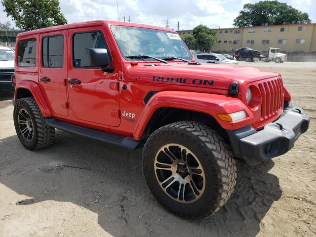 1C4HJXDG9JW173756 - 2018 JEEP WRANGLER U SPORT წითელი ფოტო 4
