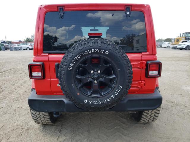 1C4HJXDG9JW173756 - 2018 JEEP WRANGLER U SPORT წითელი ფოტო 6