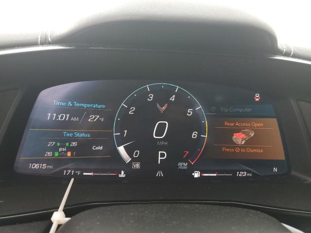 1G1YA2D49N5100786 - 2022 CHEVROLET CORVETTE STINGRAY 1LT GRAY photo 9