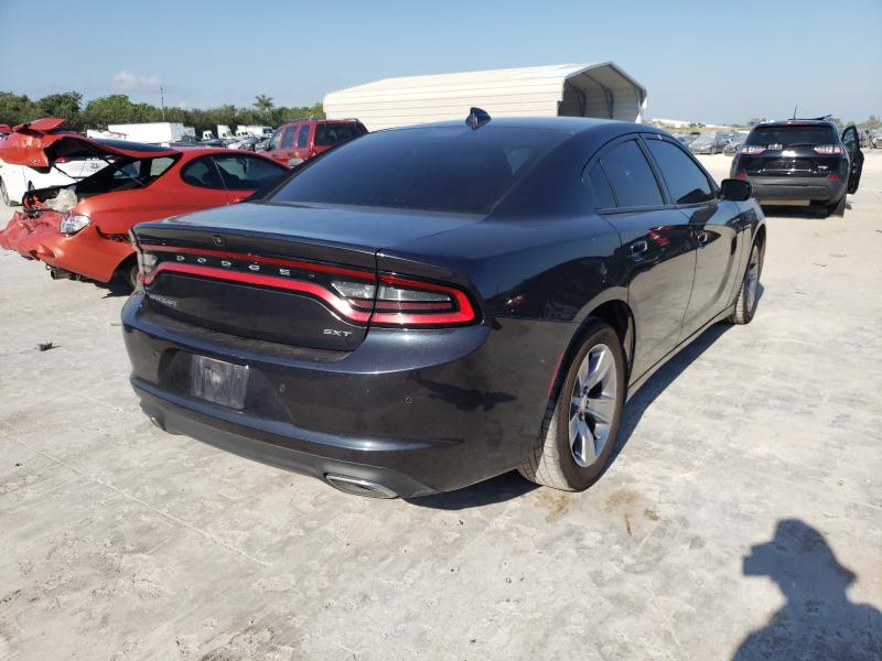 2C3CDXHG3JH147006 - 2018 DODGE CHARGER SXT PLUS GRAY photo 4