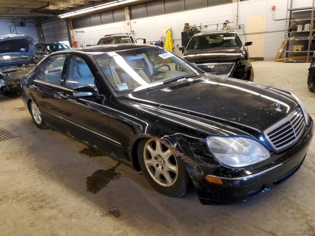 WDBNG70J12A297696 - 2002 MERCEDES-BENZ S 430 BLACK photo 4