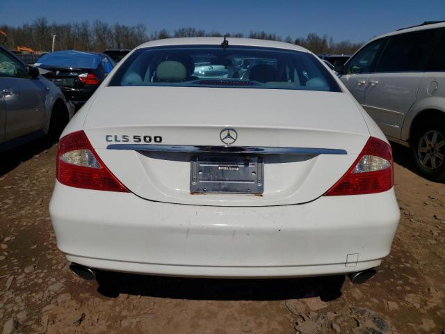 WDDDJ75X56A039091 - 2006 MERCEDES-BENZ CLS 500C WHITE photo 6