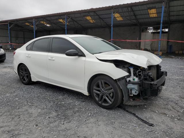 3KPF34AD6ME351261 - 2021 KIA FORTE GT LINE WHITE photo 4