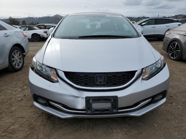 19XFB2F93DE229467 - 2013 HONDA CIVIC EXL ვერცხლისფერი ფოტო 5