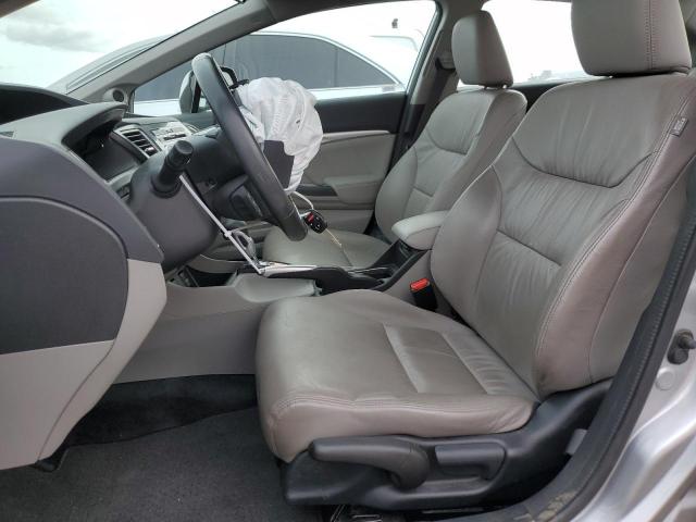 19XFB2F93DE229467 - 2013 HONDA CIVIC EXL ვერცხლისფერი ფოტო 7