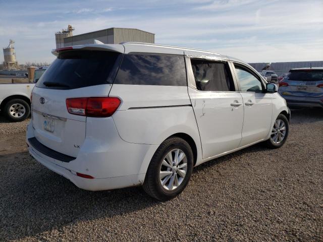 KNDMB5C18G6192773 - 2016 KIA SEDONA LX WHITE photo 3