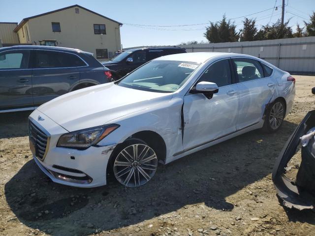 KMHGN4JE6JU250141 - 2018 GENESIS G80 BASE WHITE photo 1