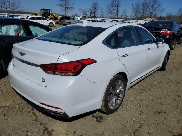 KMHGN4JE6JU250141 - 2018 GENESIS G80 BASE WHITE photo 3