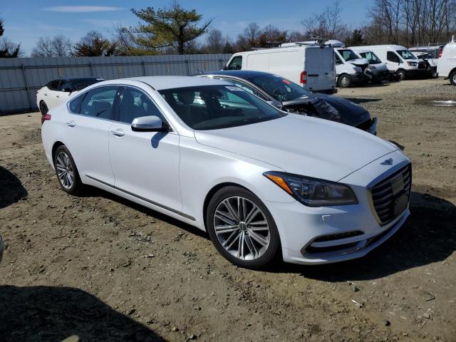 KMHGN4JE6JU250141 - 2018 GENESIS G80 BASE WHITE photo 4