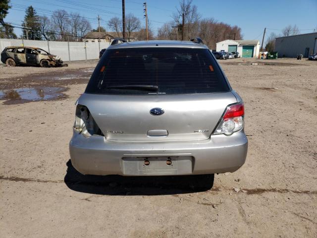 JF1GG67636H812609 - 2006 SUBARU IMPREZA 2.5I SPORTS WAGON SILVER photo 6