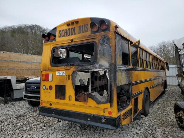 1T7Y84E20J1134485 - 2018 THOMAS SCHOOL BUS YELLOW photo 4