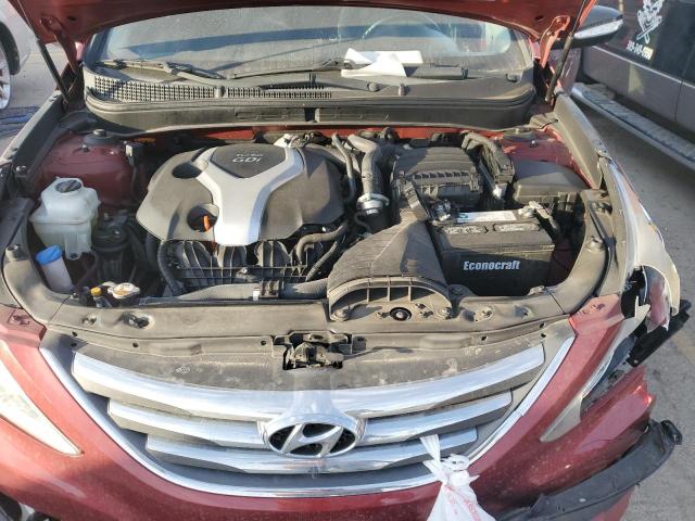 5NPEC4AB0EH857398 - 2014 HYUNDAI SONATA SE RED photo 11