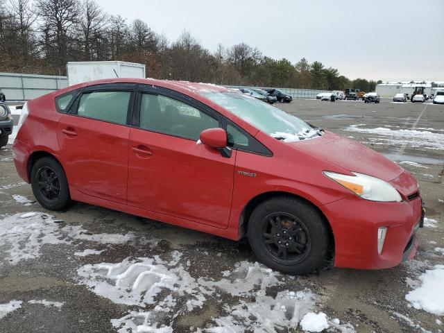 JTDKN3DU3C5380886 - 2012 TOYOTA PRIUS Կարմիր լուսանկար 4