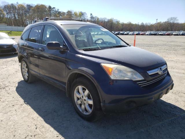 JHLRE48747C043544 - 2007 HONDA CR-V EXL BLUE photo 4